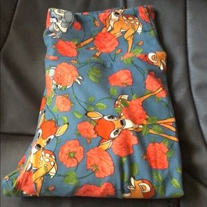 🦌🐇Lularoe leggings Disney One Size EUC